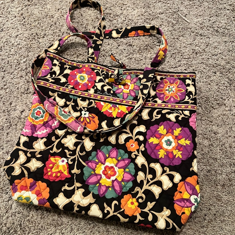 Vera Bradley Retired Floral Tote